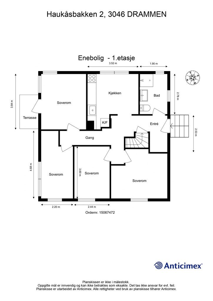 Plantegning - 1. etasje