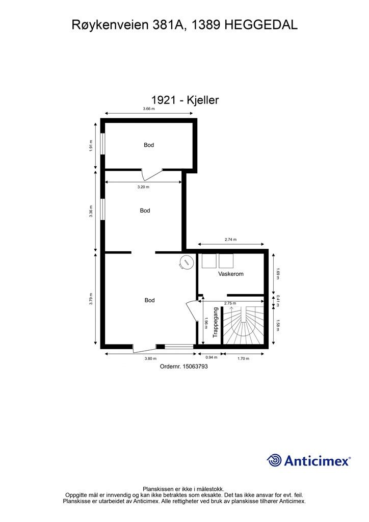 Plantegning - Kjeller