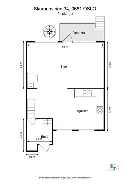 Plantegning 1. etasje