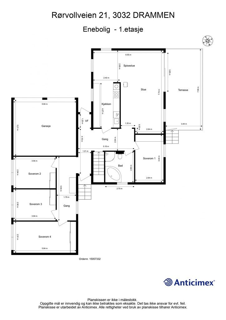 Plantegning 1. etasje