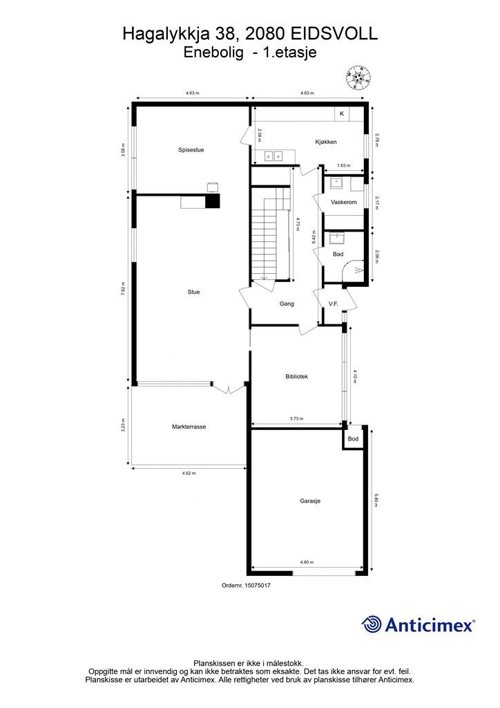 Plantegning 1.etasje