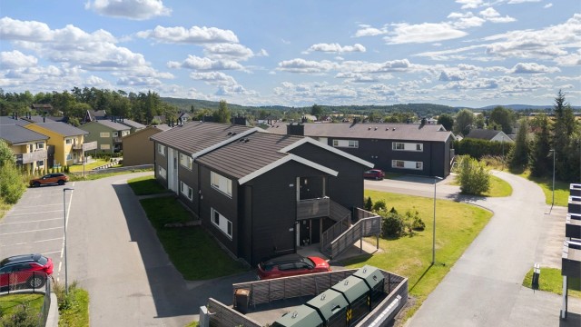 Rolig og barnevennlig boligområde med lite gjennomgangstrafikk.