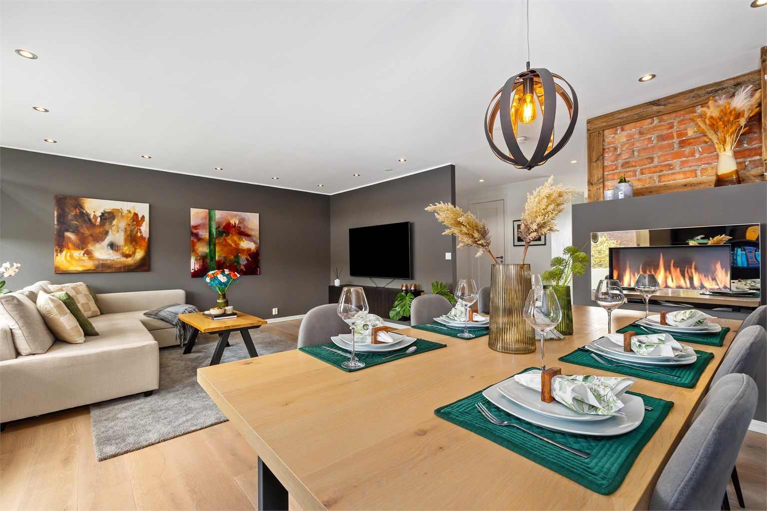 Innbydende 2-roms med flott utsikt