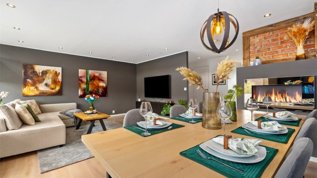 Innbydende 2-roms med flott utsikt