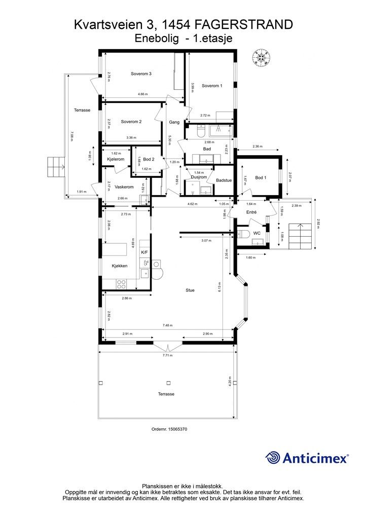 Plantegning enebolig