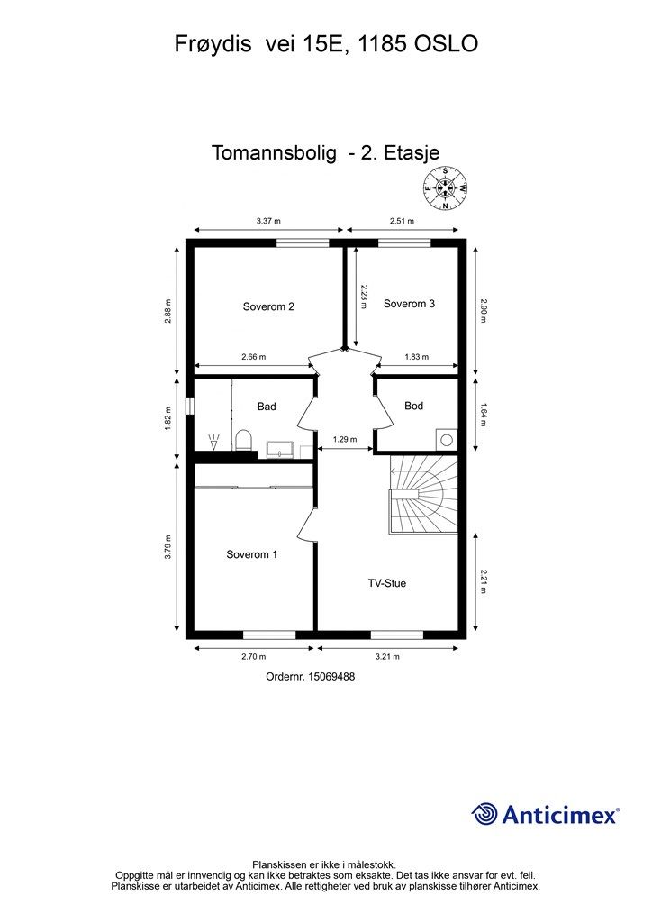 Plantegning 2. etasje
