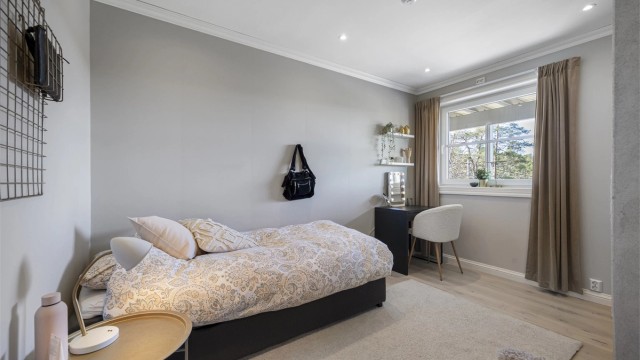 Soverom i underetasjen.