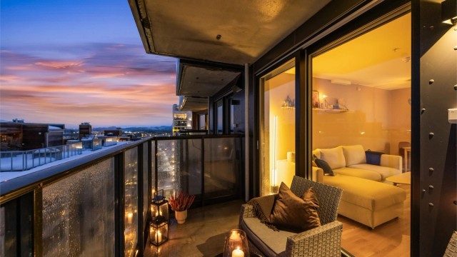 Her kan du innrede med en hyggelig sittegruppe og nyte kveldene.