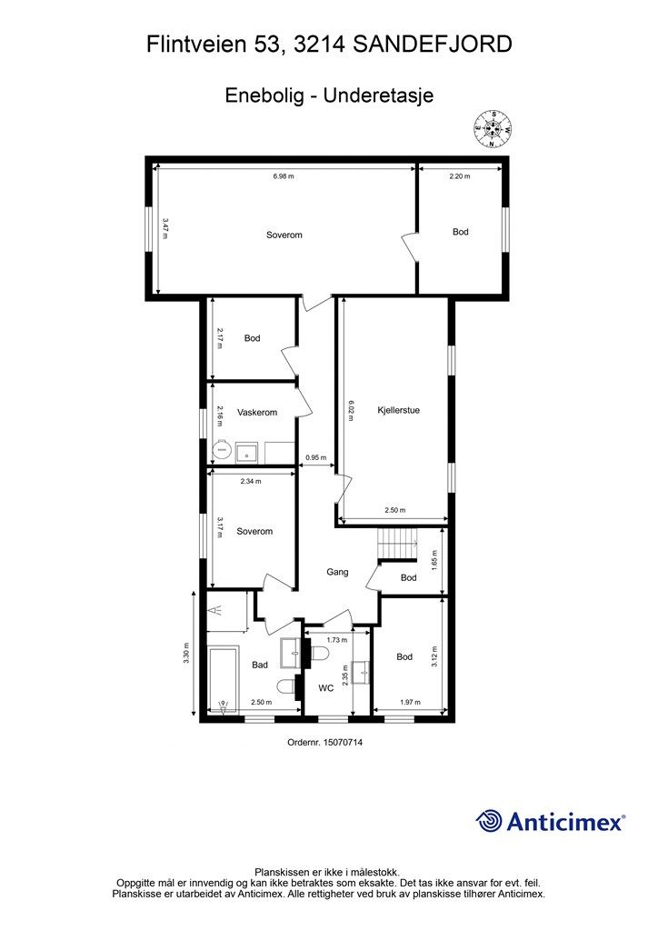 Plantegning 2.etasje