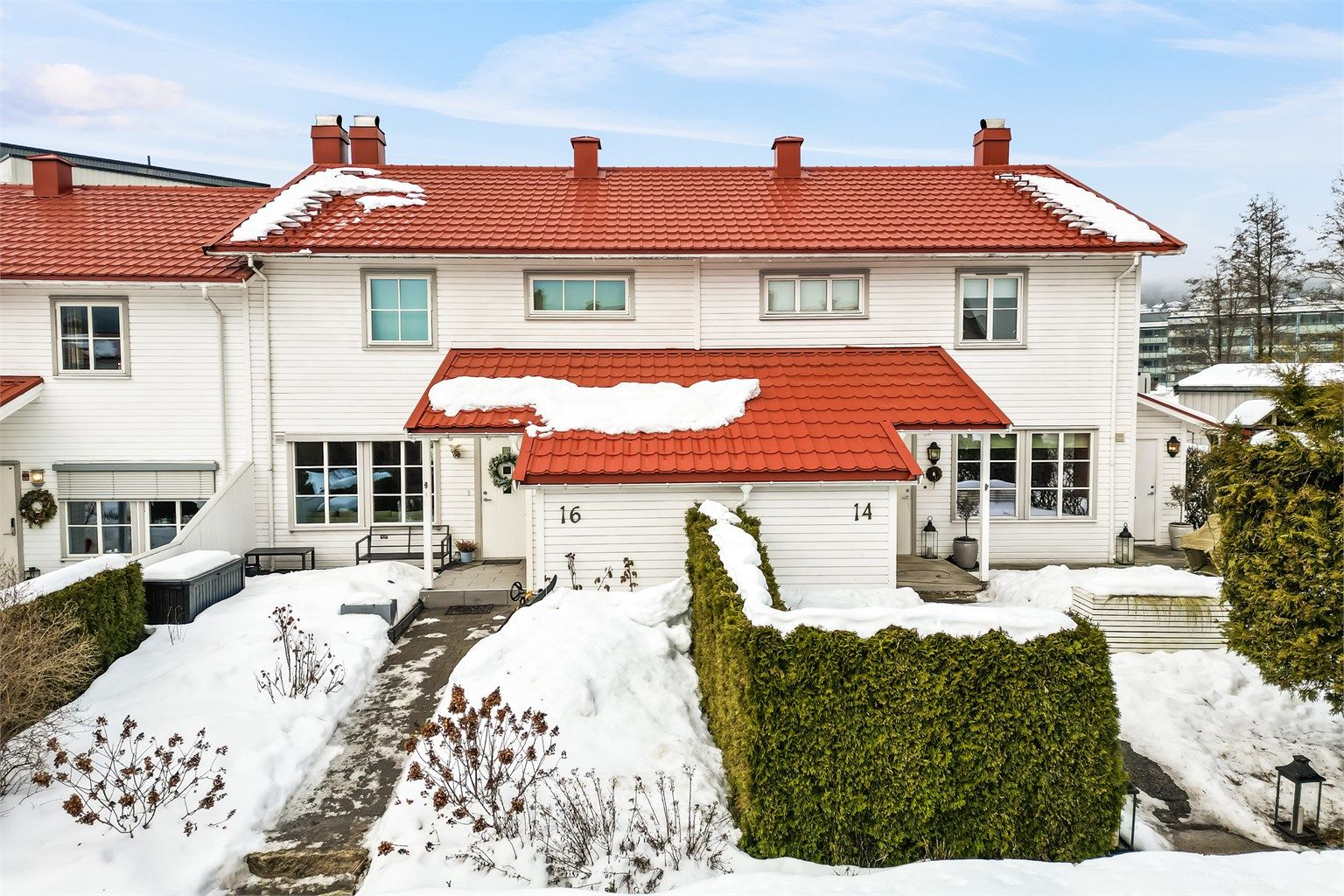 Fasade - Vinterbilde