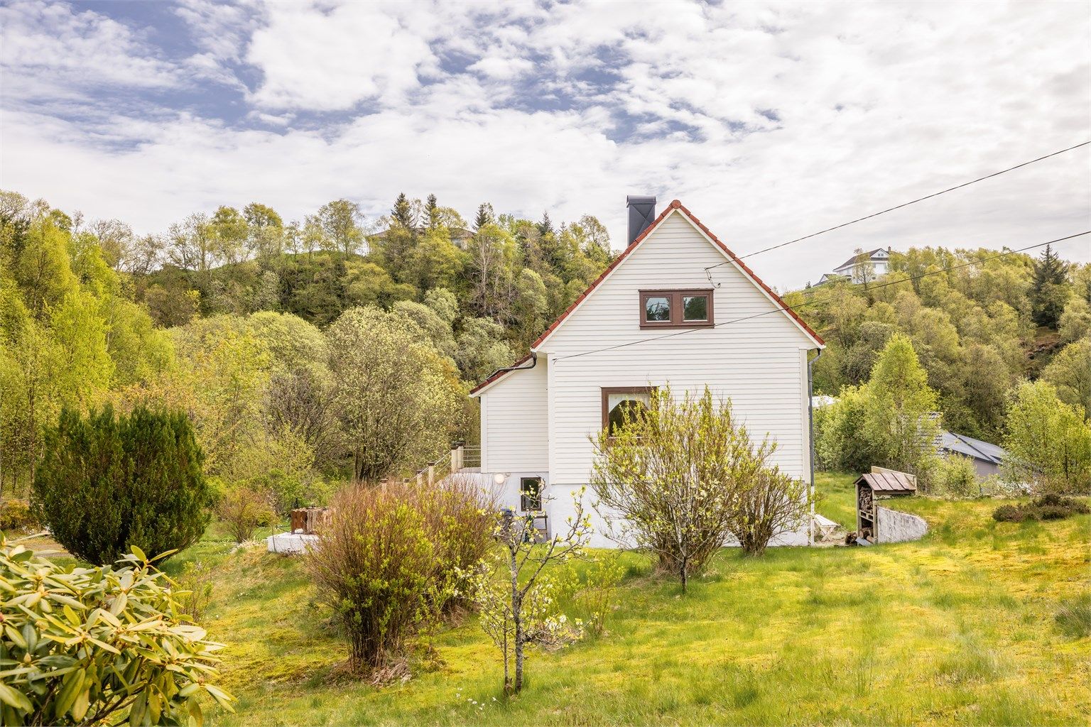 Herlige uteområder med god boltreplass