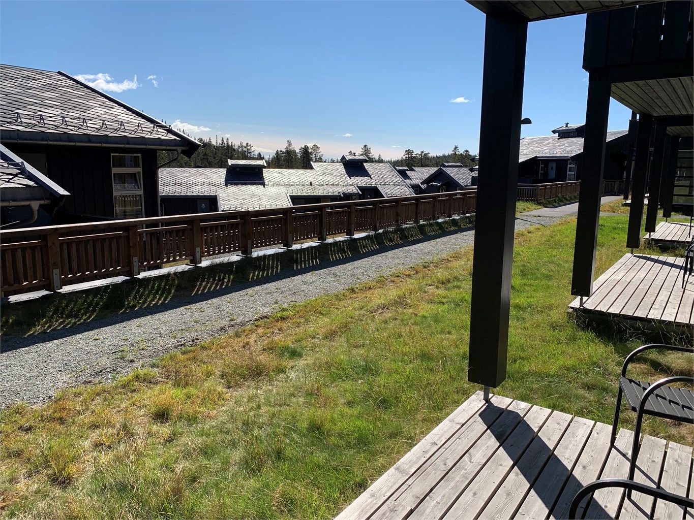 Luftig og fint utsyn.