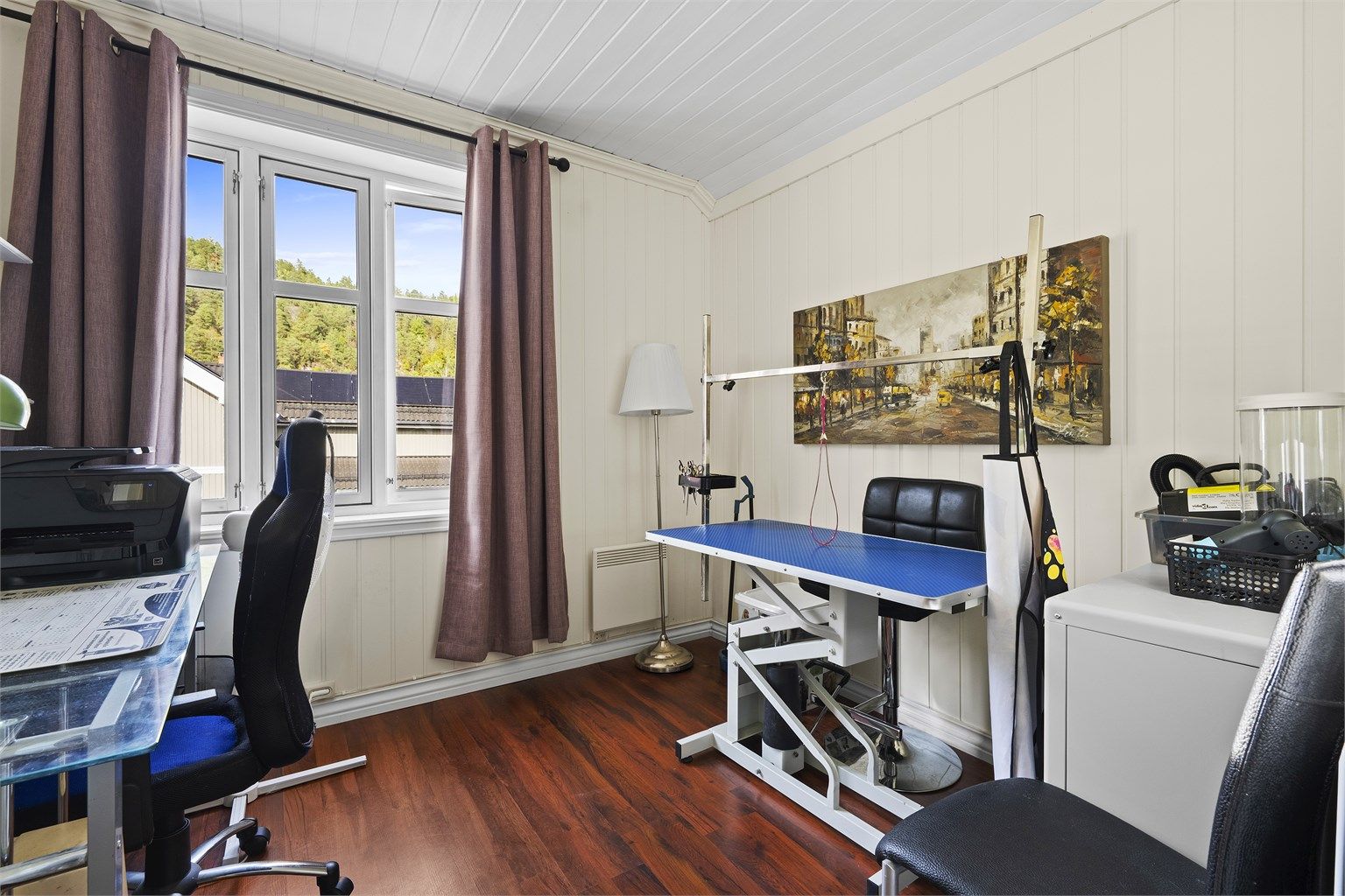 Soverom 3 blir i dag benyttet til annet formål men har godt med plass til dobbeltseng. 