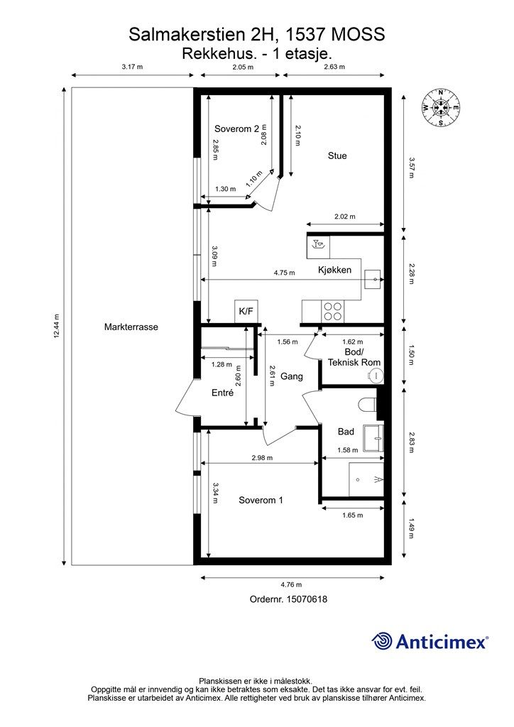 Planskissen er veiledende.