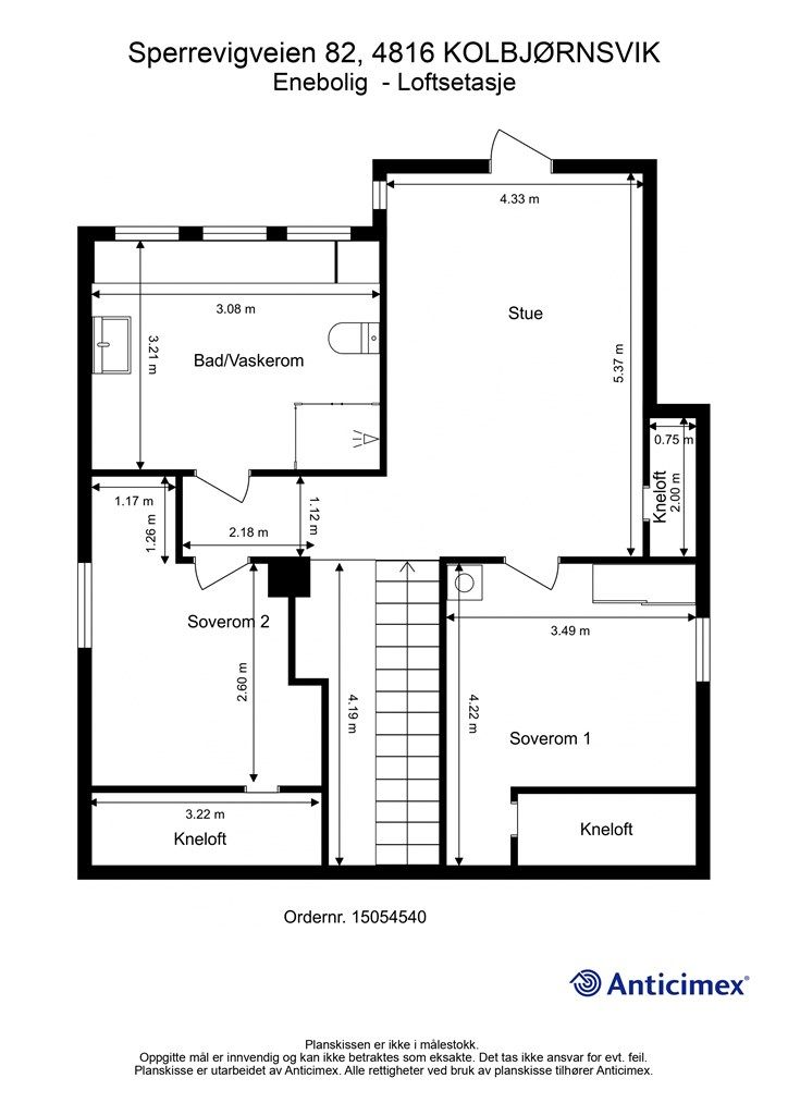 Plantegning 2. etasje