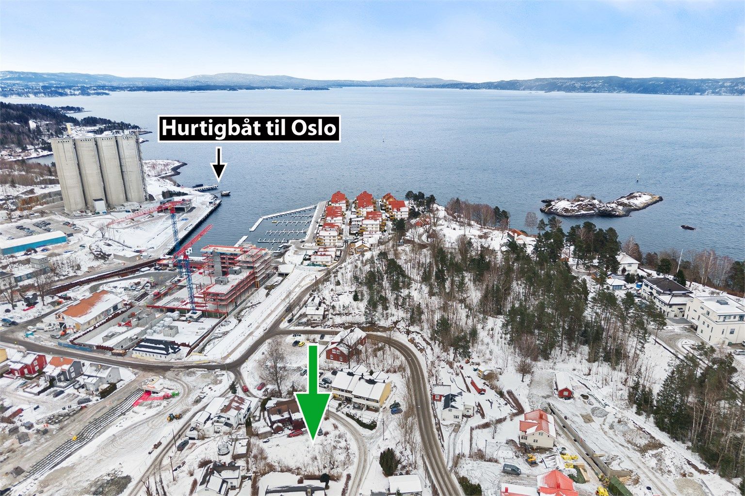 Boligtomt sentralt i Slemmestad 