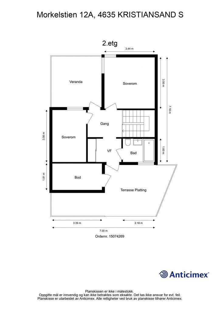 Plantegning 2. etasje