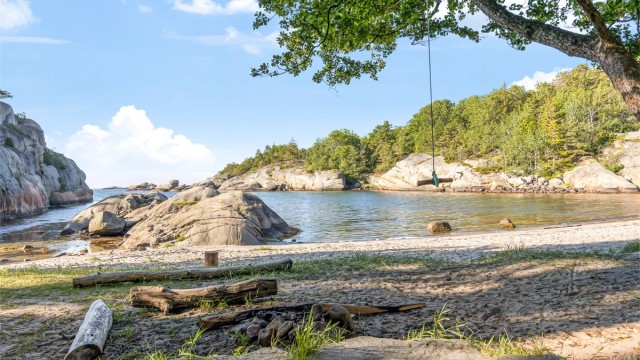 Den perfekte badeplass for ungene