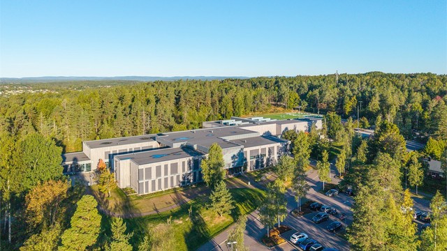 Området rundt Teigar byr på skoler, idrettsanlegg og fine turområder i Teieskogen.