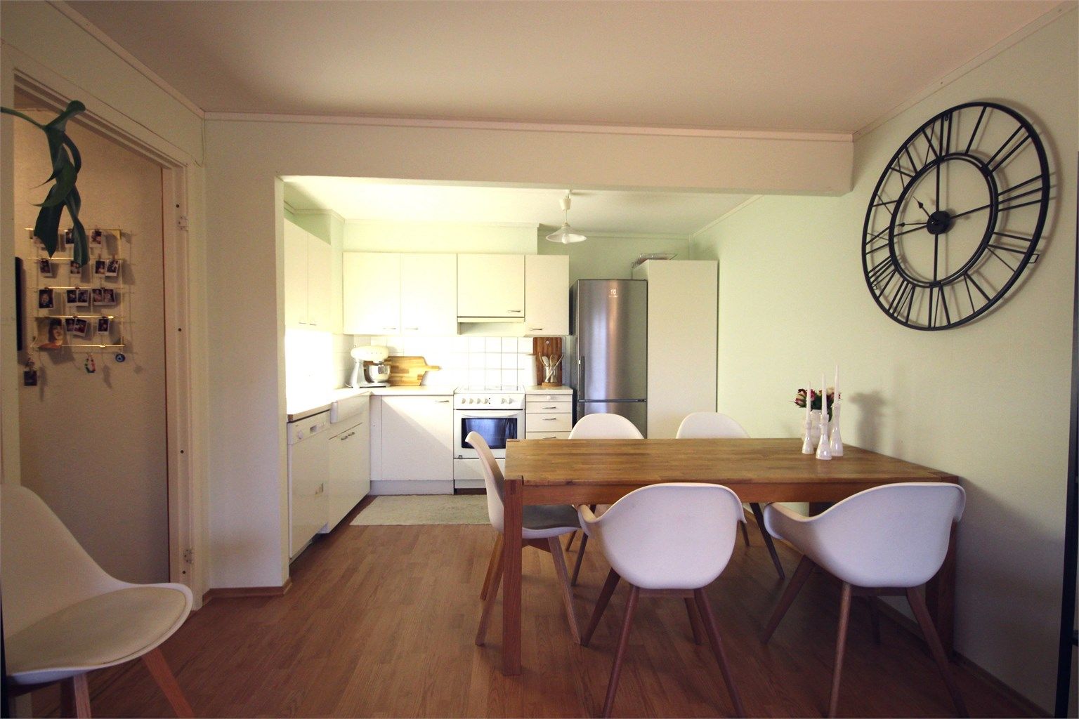 Åpen kjøkkenløsning.