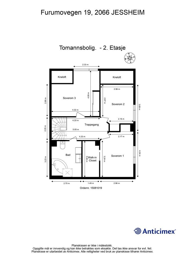 Plantegning  2. Etasje.