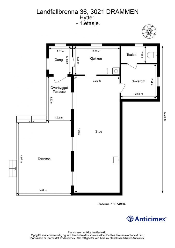 Plantegning - 1. etasje