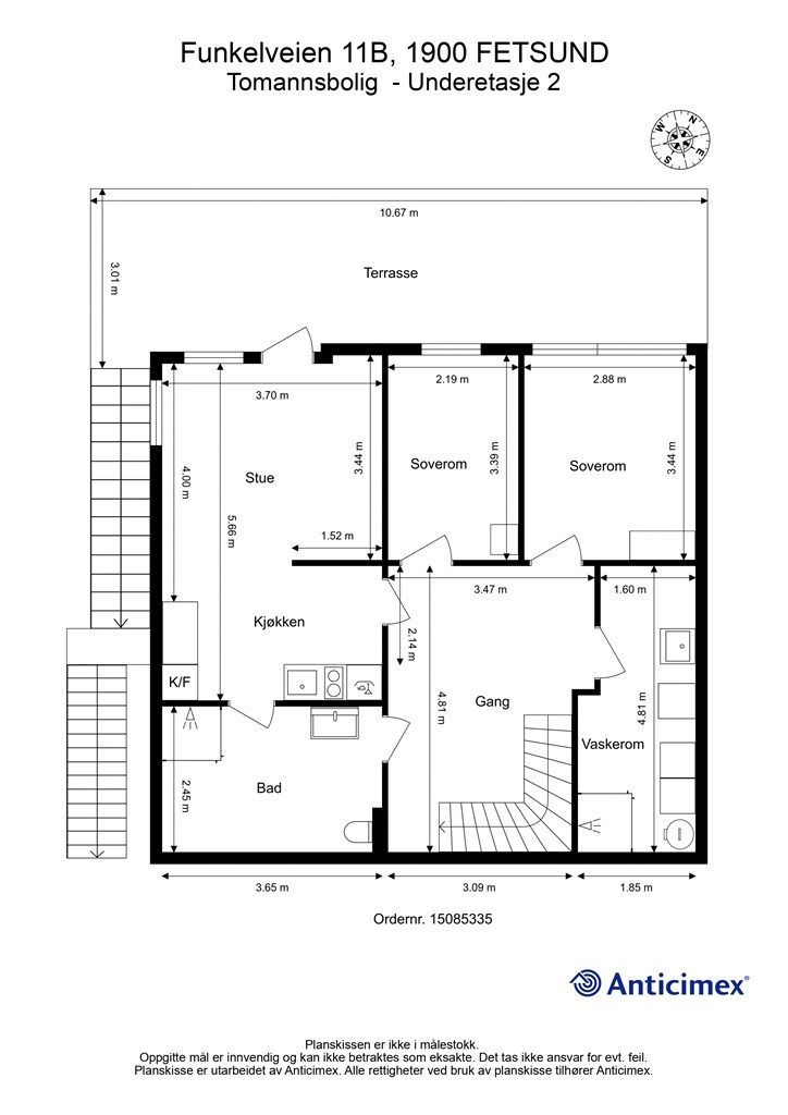 Plantegning - Underetasje 2