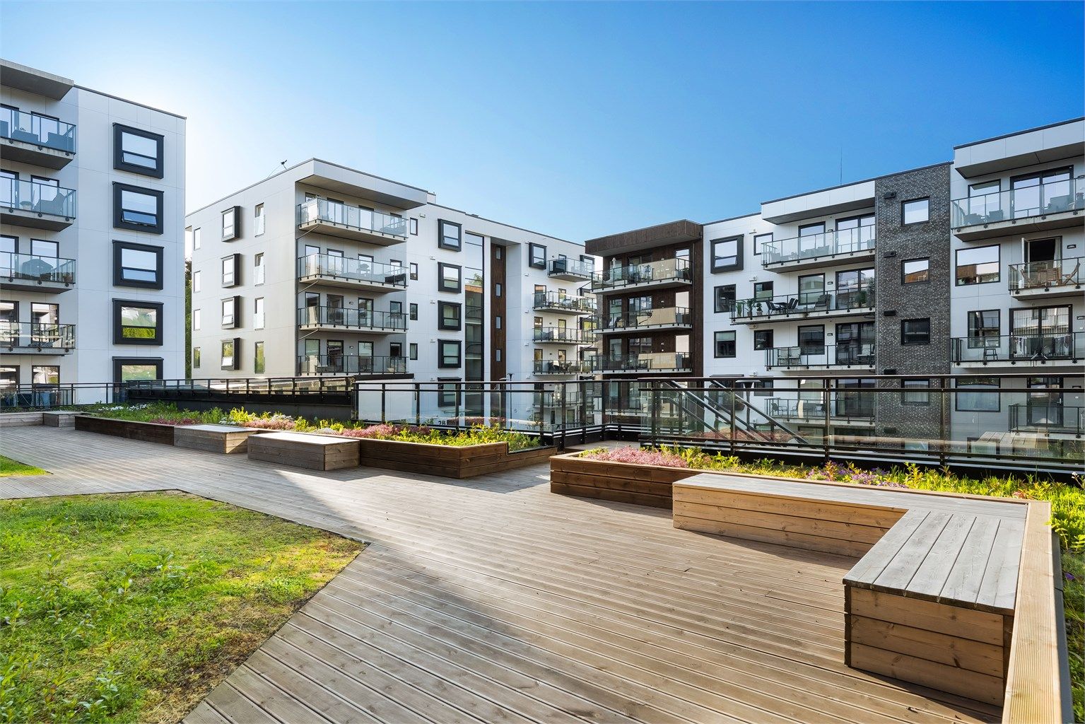 Leiligheten ligger i det populære Knudsenkvartalet