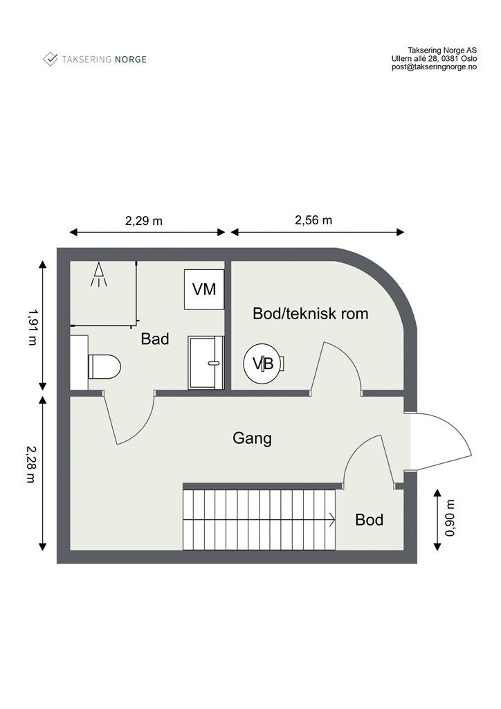 Plantegning underetasje