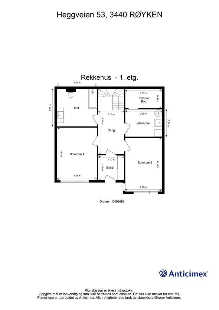 Plantegning underetasje 