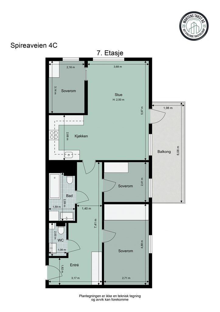 Spireaveien 4C - 7. Etasje - 2D Floor Plan.jpg