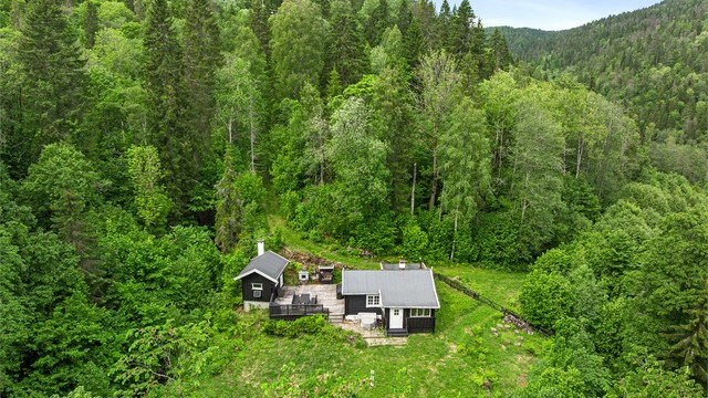 Med skogen som nærmeste nabo starter turmulighetene rett utenfor døren.