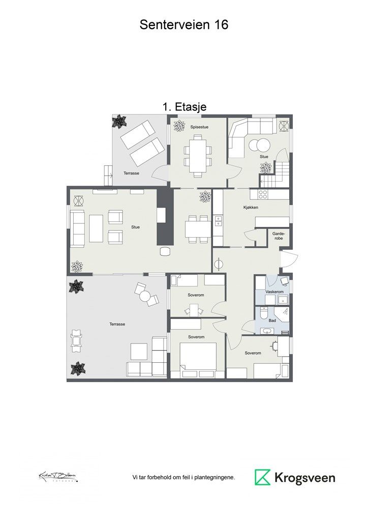 Planskisse 1. etasje.