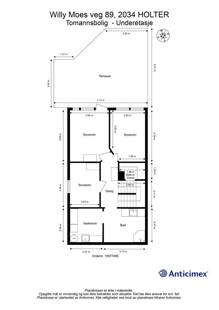Plantegning Underetasje.