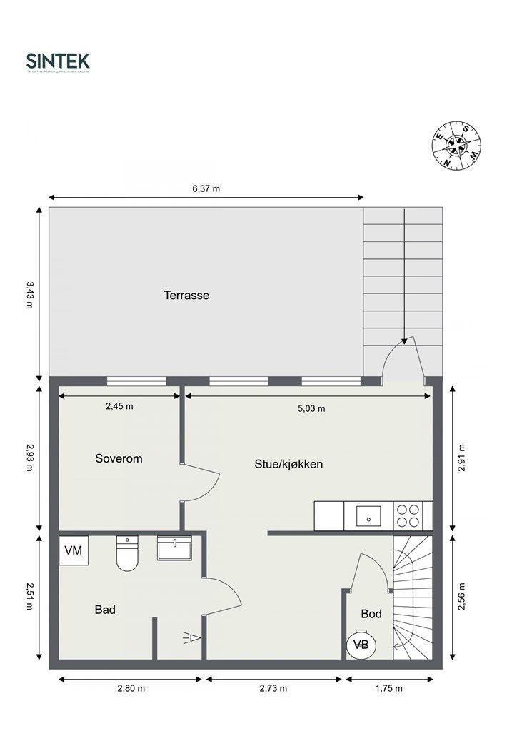 Plantegning sokkeletasje