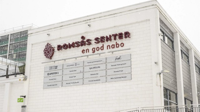 Romsås senter 6 minutter gange fra leiligheten