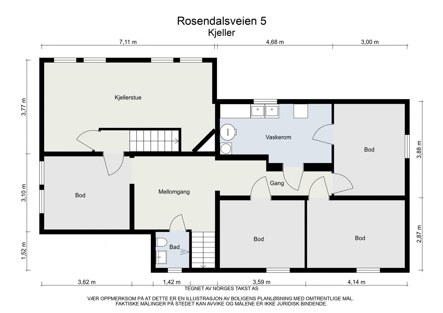 Planskisse - Kjeller