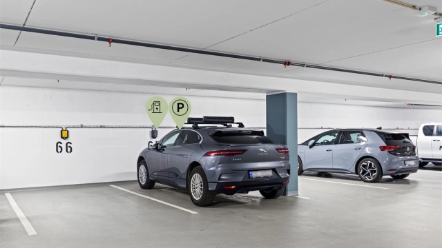 Parkeringsplass nr. 65 med elbil-lader i garasjekjeller medfølger leiligheten