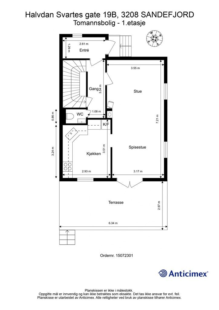 Plantegning - 1.etasje