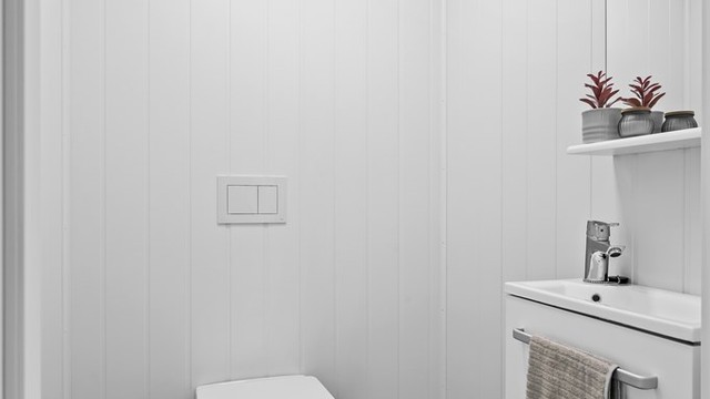 Bilde fra identisk hytte.