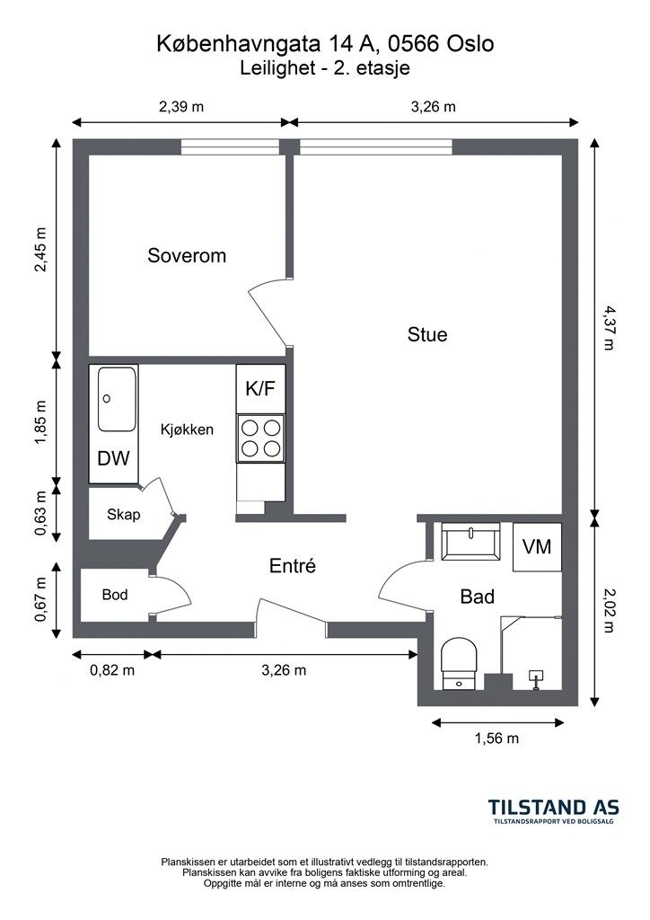 Plantegning 2. etasje. 