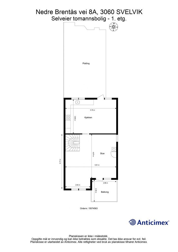 Plantegning - 2. etasje