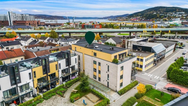 Det er også kort vei til den nye Fjordbyen med et urbant sjøliv og helseparken med nytt sykehus