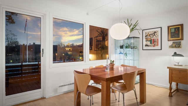 Utgang til usjenert veranda