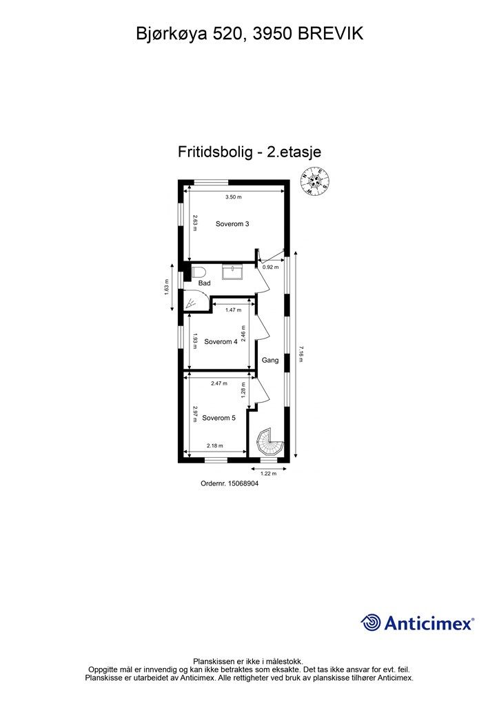 Plantegning - 2.etasje