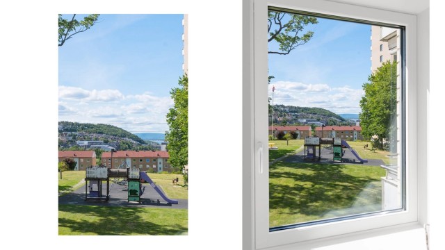 Svært barnevennlig område.