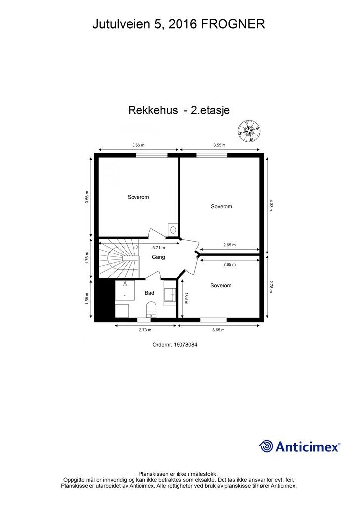 Plantegning- 2.etasje