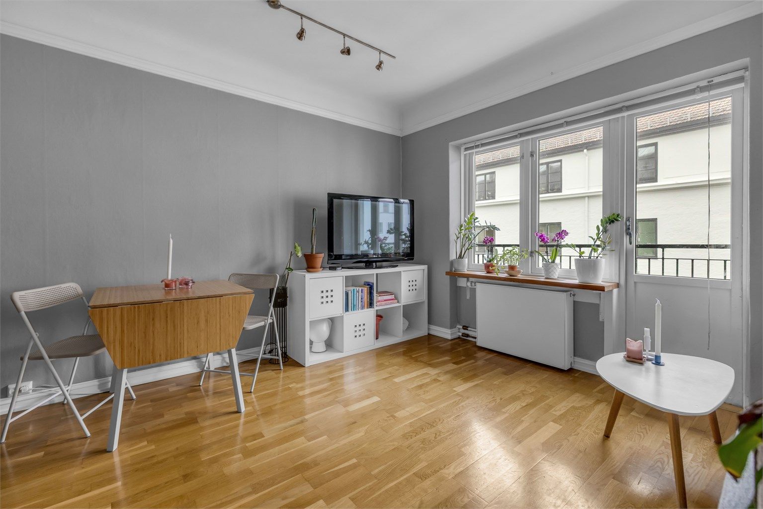 Rommet egner seg godt til sosiale sammenkomster.