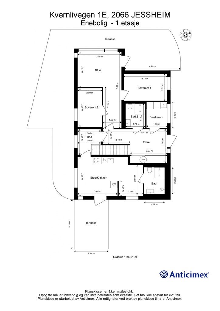 Plantegning 1. etasje