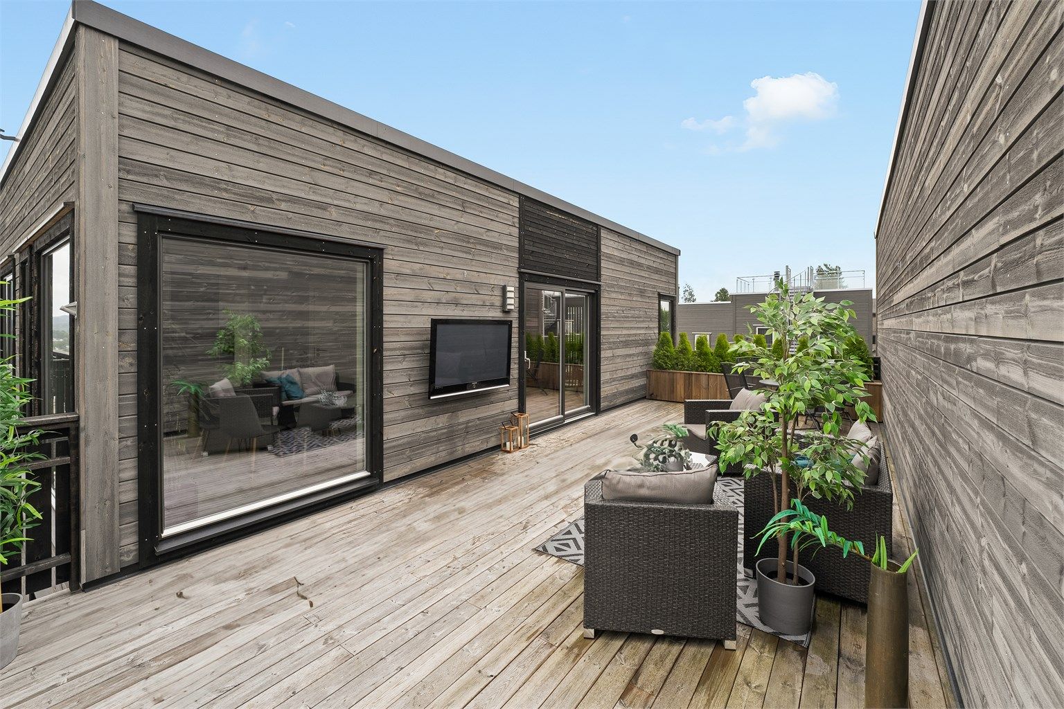 Stemningsfullt uteområde